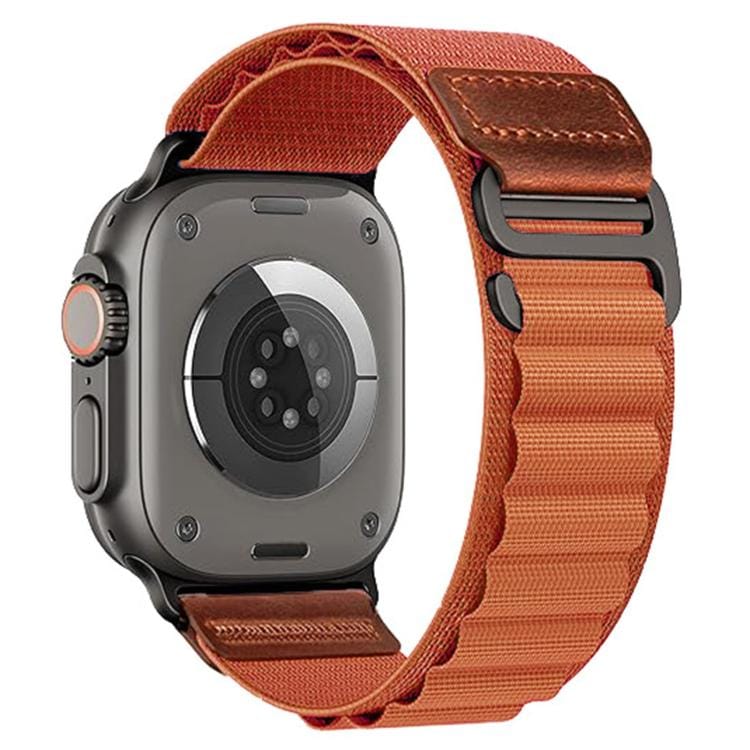 Klockarmband i nylon till Apple Watch 38/40/41/42mm - Terrakotta / Alpine loop / Nylonarmband