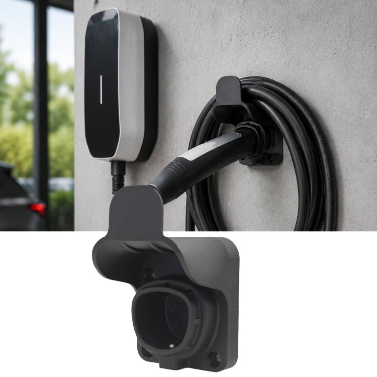 Hållare för laddkontakt Tesla NACS / Väggfäste för NACS-laddkontakt / Laddkabelhållare