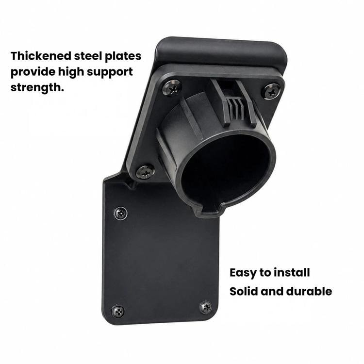 Holder for ladekontakt type 1 (J1772) / J1772-kontakt holder / Ladekontaktfeste