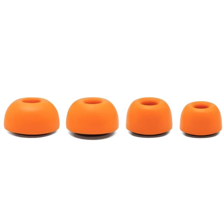 Öronkuddar i minnesskum 4 par till Galaxy Buds3/Buds4 Pro - Orange / Örontoppar