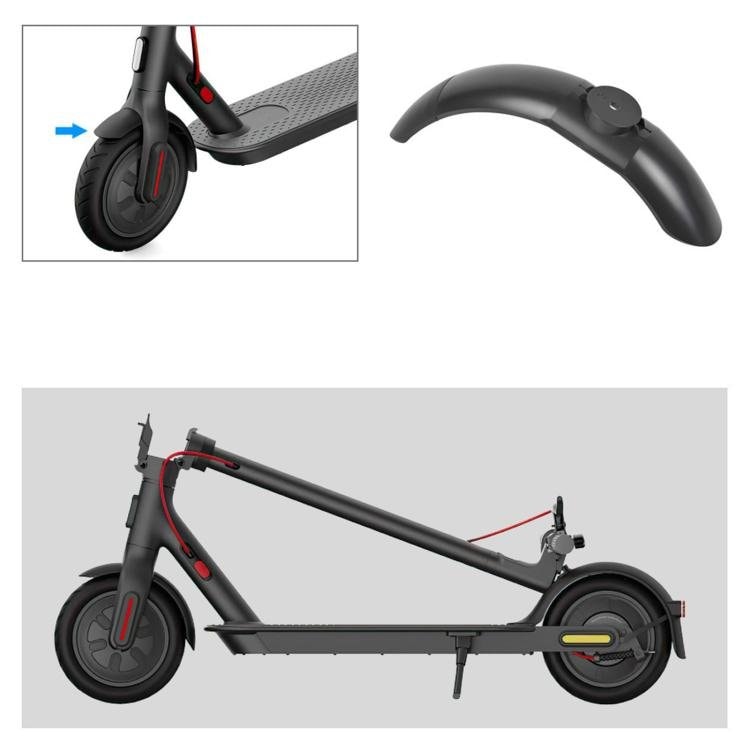 Framskärm till Xiaomi 3/4 Lite / Främre stänkskydd / Reservdel till elsparkcykel
