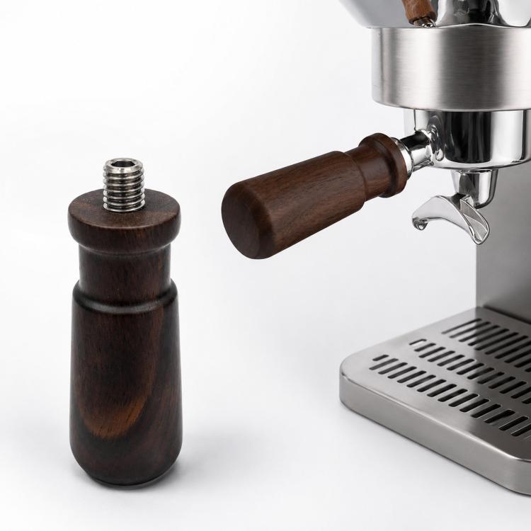 Handtag i valnöt 71mm till M10 espressofilterhållare / Portafilterhandtag / Trähandtag
