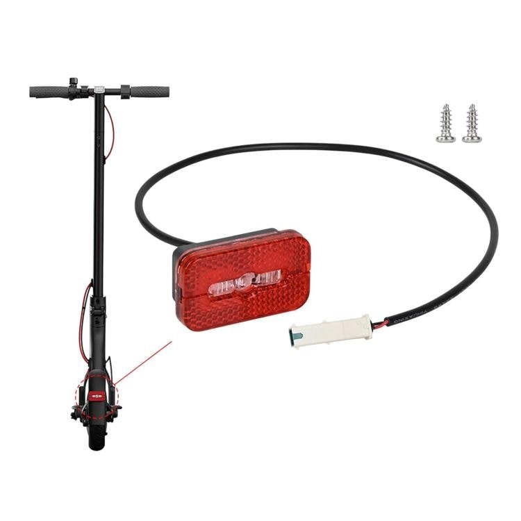 Baklykta LED till Xiaomi 3 Lite elsparkcykel / bakljus med 40 cm kabel