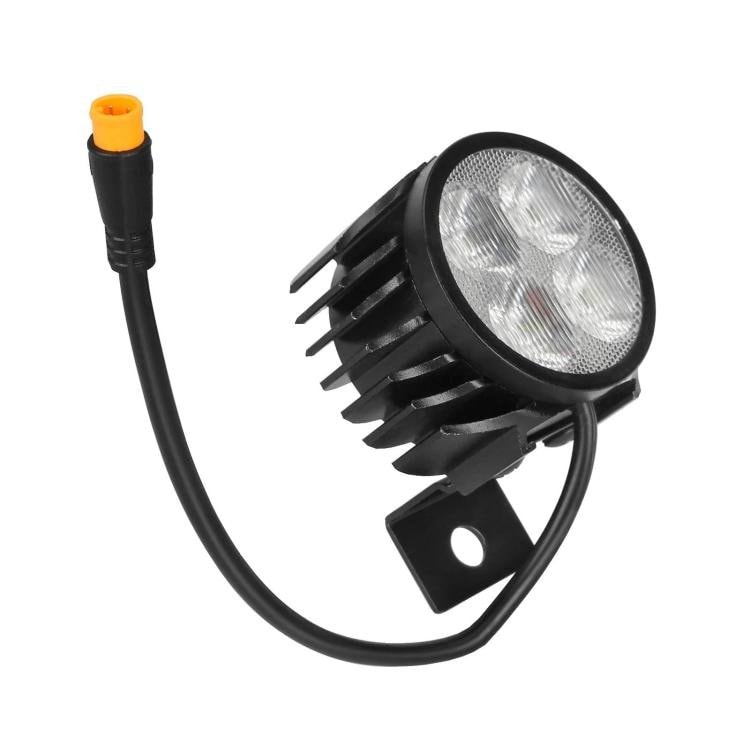 LED-strålkastare till Kukirin G2 Master / Elscooterlampa / Framlampa med signalhorn