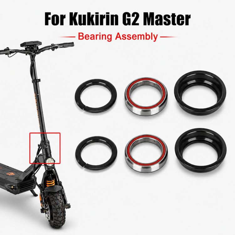 Styrlagerkit 6 delar till Kukirin G2 Pro/G2 Master/G3 Pro/T3 / Styrlagersats / Lagerkit