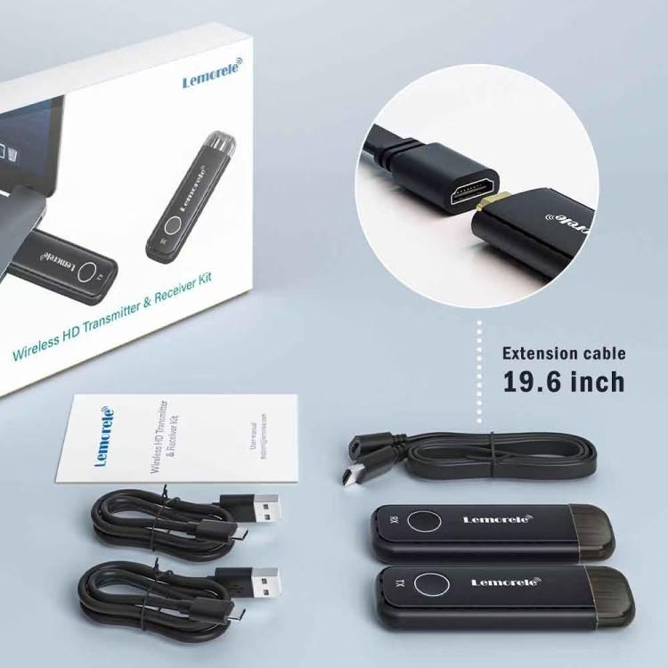 Lemorele Trådlöst HDMI-presentationskit G57 1080p 50m med 8 sändare / Bildsystem / HDMI-kit