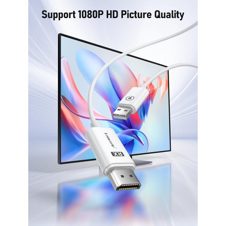 Lemorele Trådlös HDMI-sändare P100 1080p 50m / Trådlös HDMI-adapter / HDMI-förlängare
