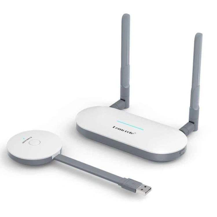 Lemorele Trådlös USB-A-sändare G60 1080p 50m med HDMI och VGA / Bildlänk / AV-sändare