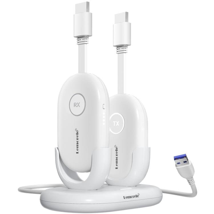 Lemorele Trådlös HDMI-sändare G500 1080p 50m / Trådlös HDMI-adapter / HDMI-förlängare