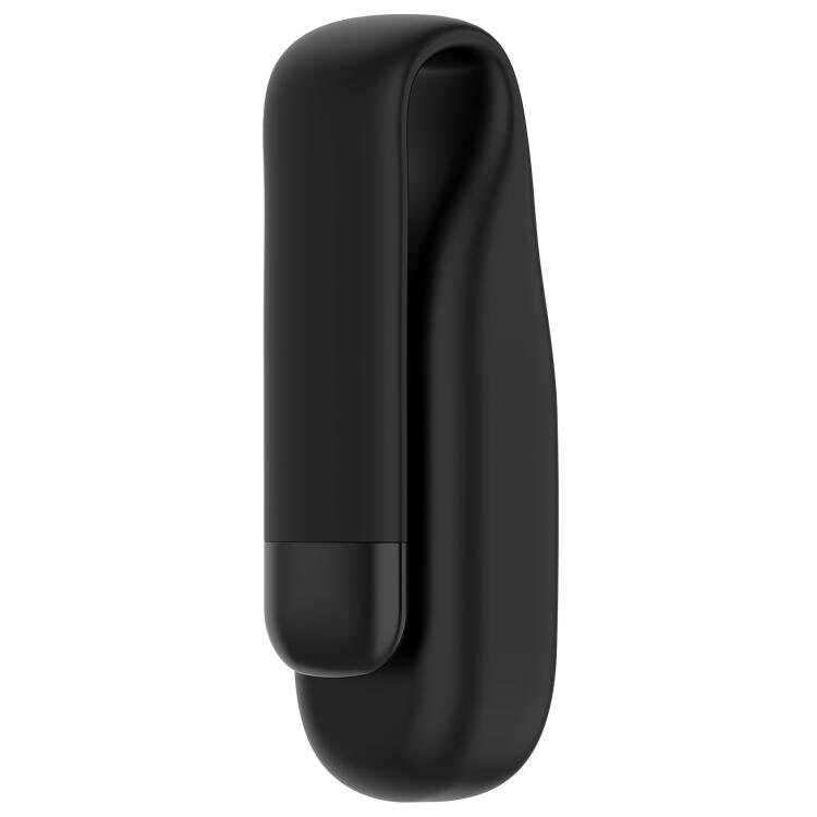 Beskyttelsesetui i silikon med klips til Fitbit Air – Svart / Etui med klips / Beskyttelsesholder