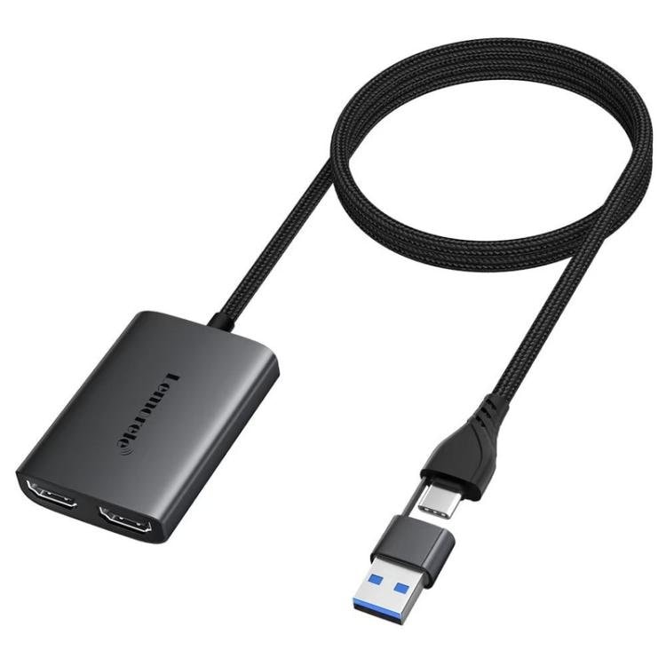 USB och USB-C till HDMI-adapter HD10 / HDMI-konverterare / Bildskärmsadapter för dator