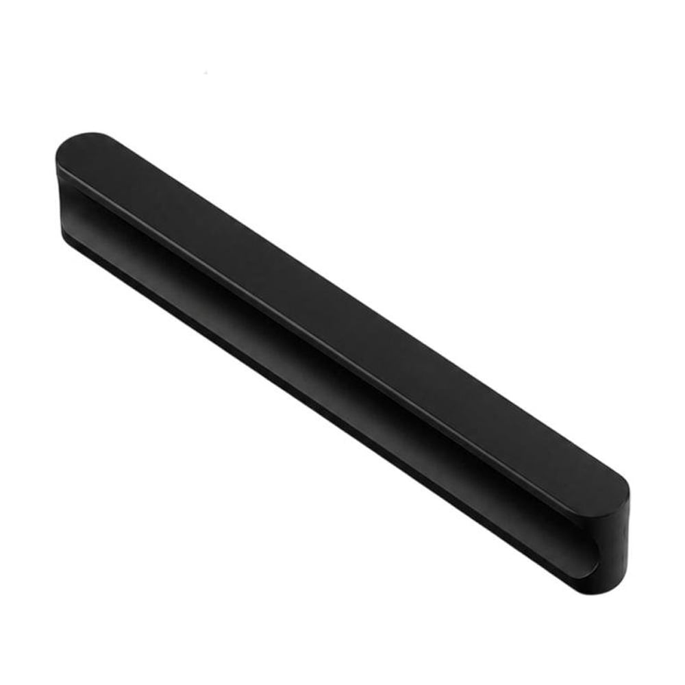 Handtag i aluminium till garderobsdörr 17,3cm - Svart / Möbelhandtag / Skåphandtag