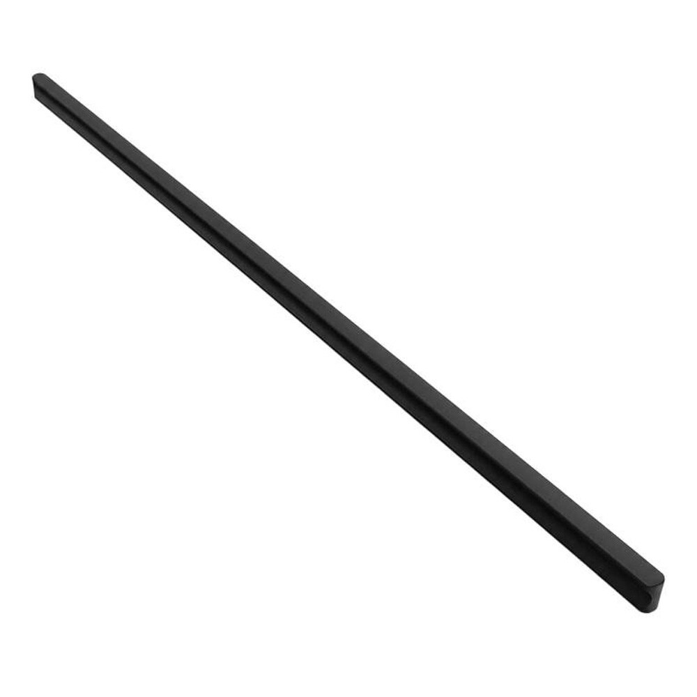 Handtag i aluminium till garderobsdörr 60cm - Svart / Möbelhandtag / Skåphandtag