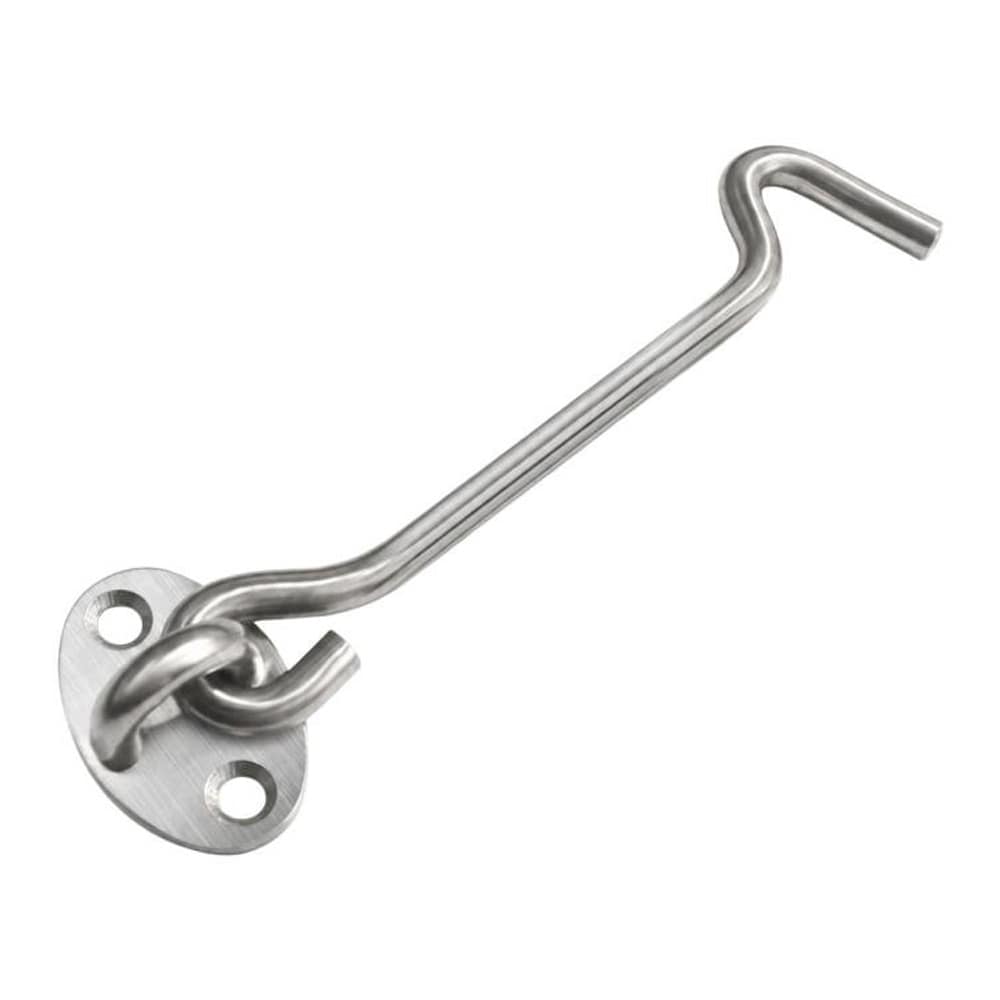 Fönster- och dörrhake i rostfritt stål 7,5cm - Silver / Dörrhake / Fönsterhake