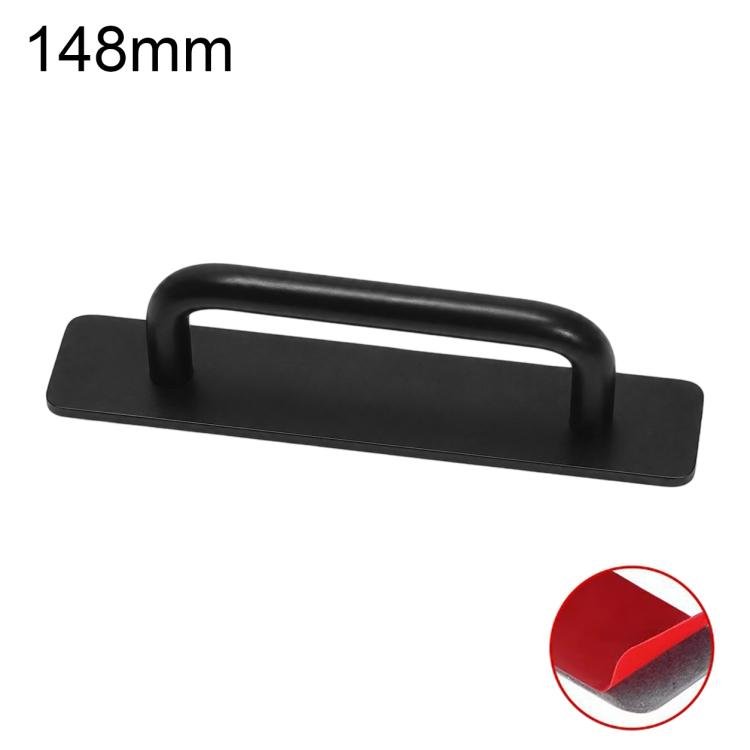 Handtag i aluminium borrfritt 148mm - Svart / Möbelhandtag / Skåphandtag