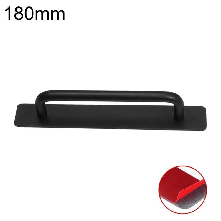 Handtag i aluminium borrfritt 180mm - Svart / Möbelhandtag / Skåphandtag