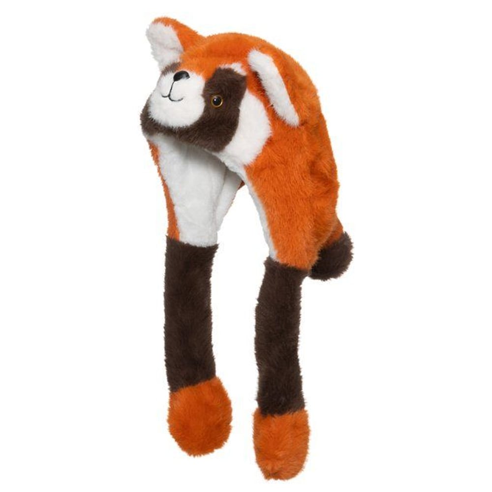 Vintermössa för barn 54–56 cm / barnmössa i fuskpäls / mössa med djurmotiv – Orange