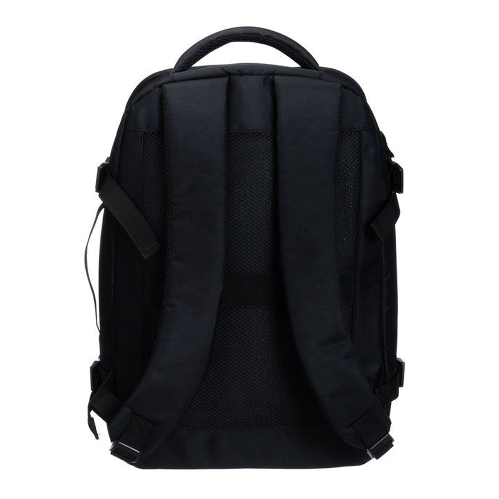 Ryggsäck 18 L med vakuumpåse / reseryggsäck med laptopfack och trolleyrem – Svart