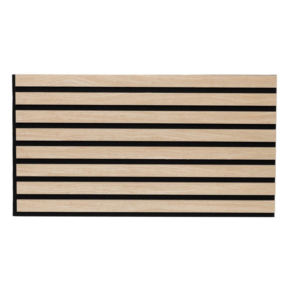Väggpanel akustisk 32x240cm - Ek / Akustikpanel / Ljudabsorberande ribbpanel i MDF