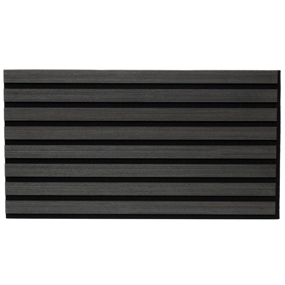 Väggpanel akustik 32x240cm -grå / Akustikpanel / Ljudabsorberande ribbpanel i MDF