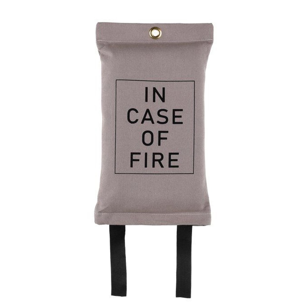 Brandfilt In Case Of Fire 120x180cm - Brungrå / Släckfilt / Brandskydd för kök och hem