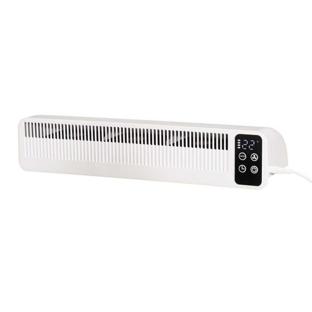 Fläkt för radiator / Elementfläkt med tre hastigheter / USB-driven värmespridare med timer