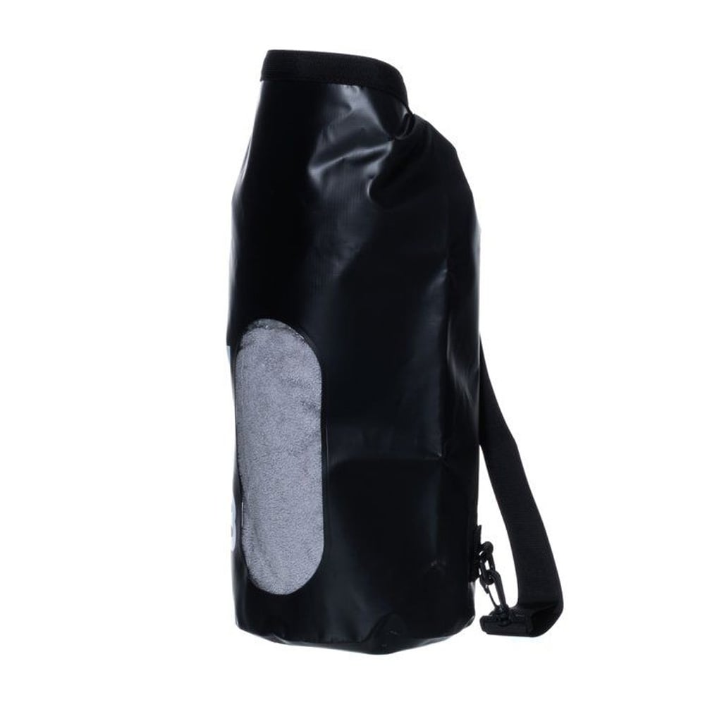 Drybag med fönster 10L / Vattentät packpåse med axelremmar / Torrpåse för paddling och båtliv
