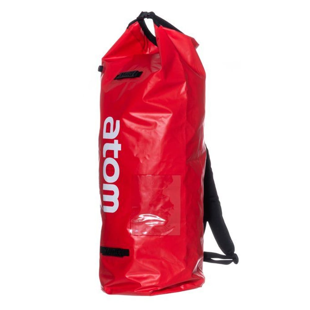 Drybag Ryggsäck 110L - Röd / Vattentät packpåse med rullstängning / Torrsäck för friluftsliv