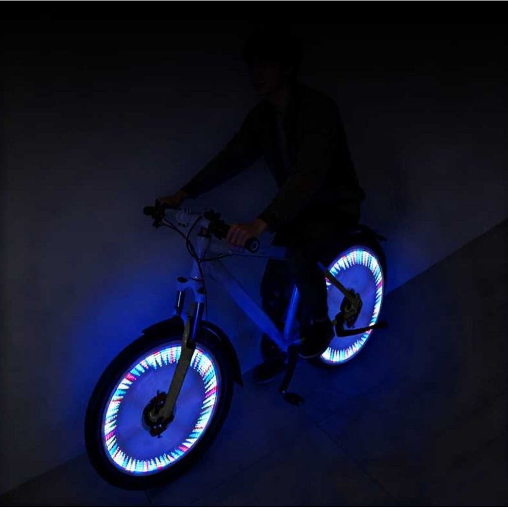 Ekerbelysning til cykel / LED-ljus för cykelekrar / RGB-ekersljus med rörelsesensor
