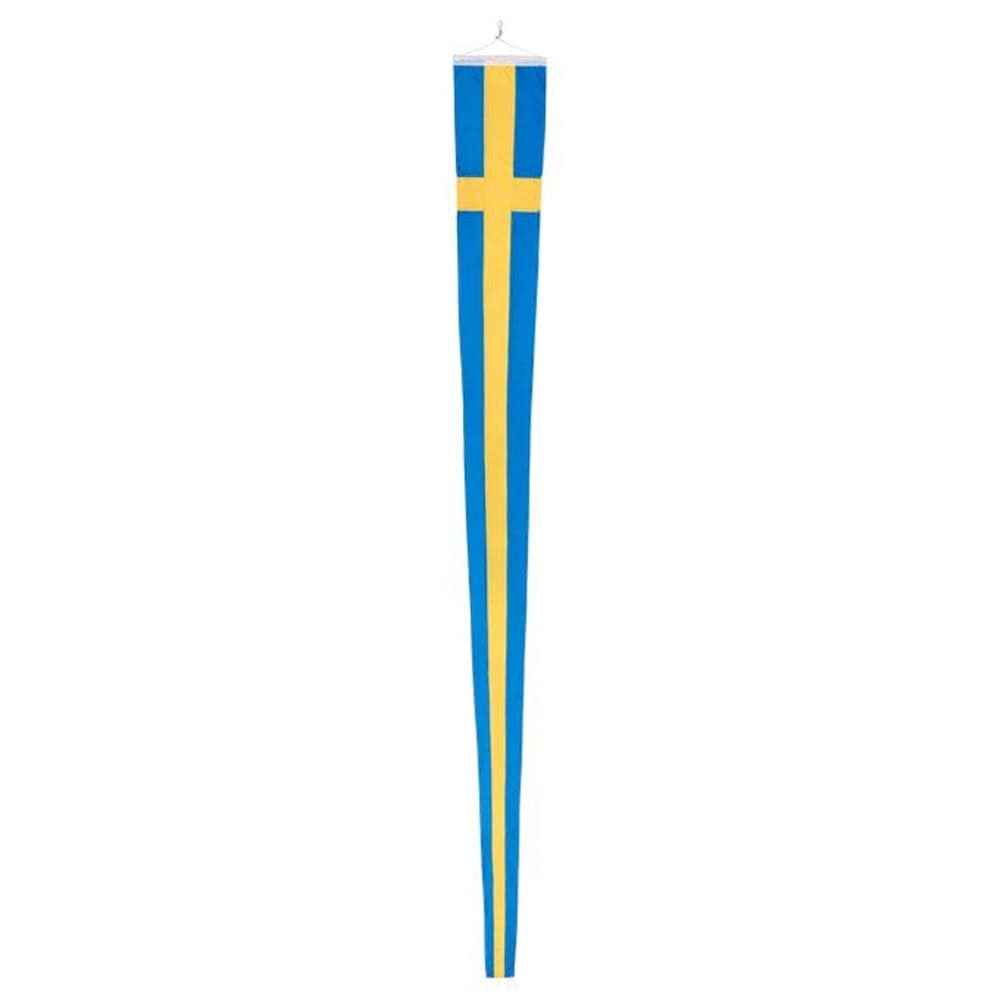 Vimpel för flaggstång Sverige 40x400cm / Svensk korsvimpel / Blågul vimpel för 8–9 m stång