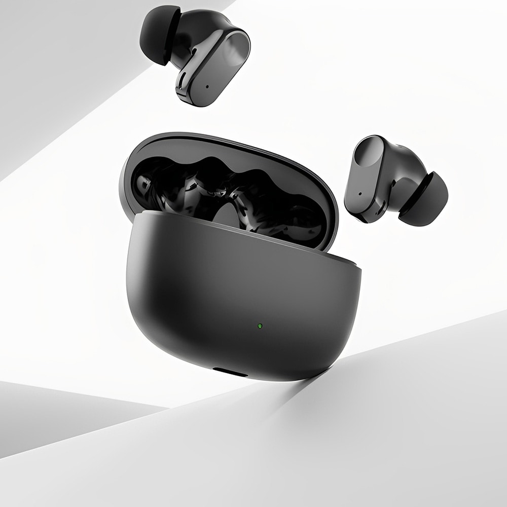 United EP2691 TWS trådlösa hörlurar / Bluetooth 5.3 med laddningsetui och handsfree – Svart