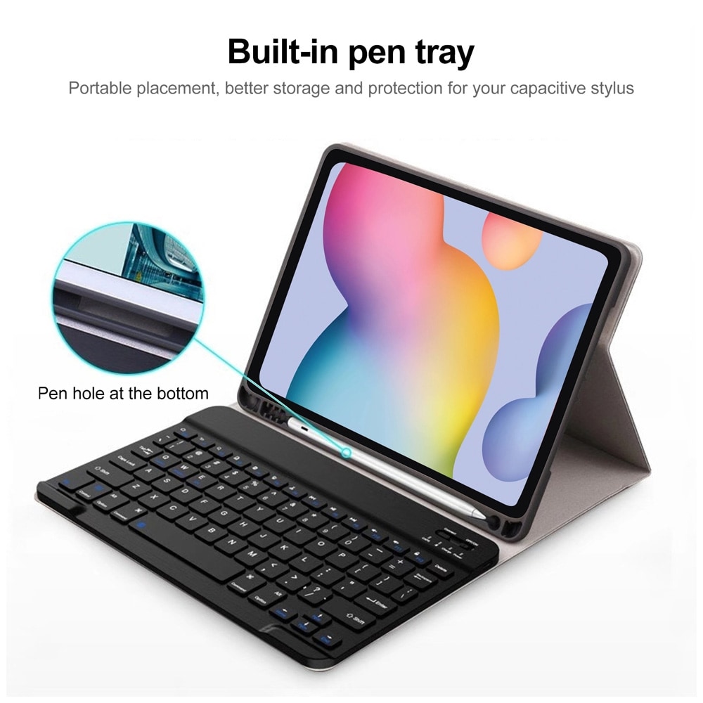 Tangentbordsfodral till Samsung Galaxy Tab A9 Plus / Bluetooth-tangentbord / Surfplattefodral
