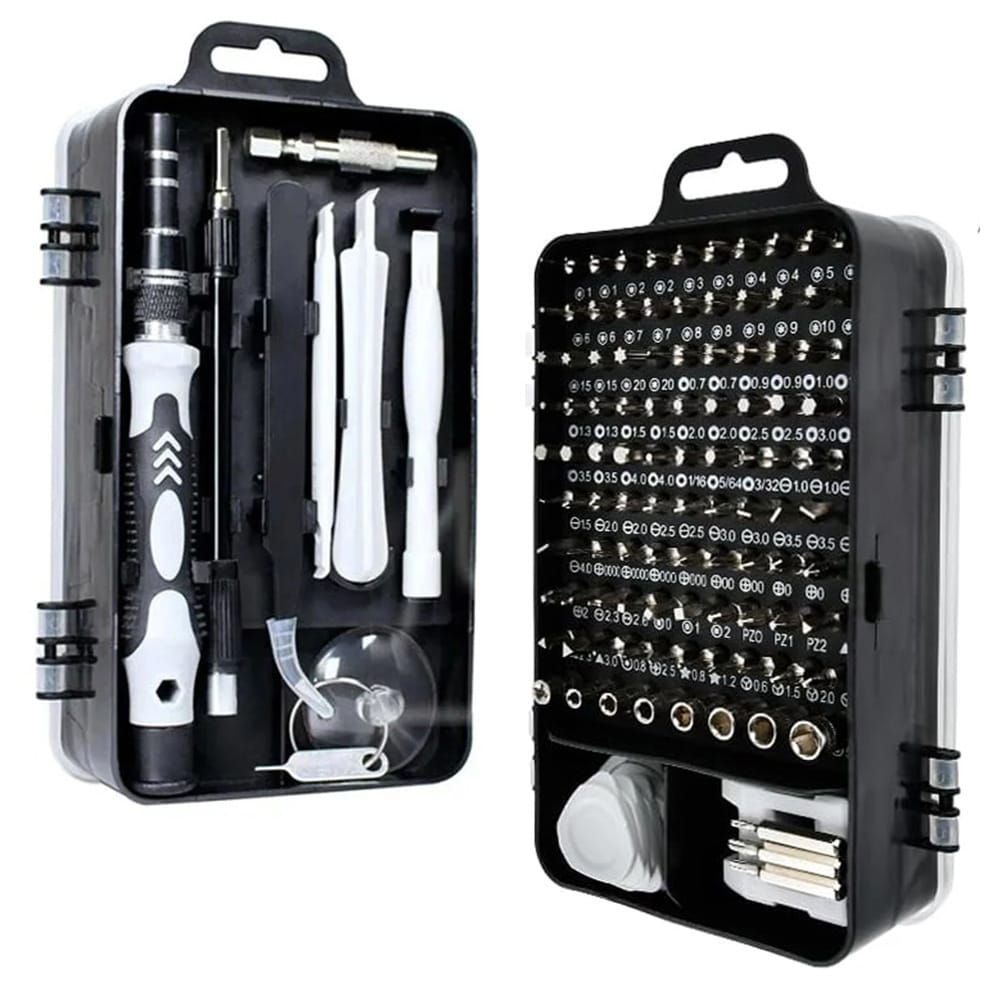 Precisionsskruvmejselset Torx 118-i-1 / Magnetiskt reparationskit / Verktyg för elektronik