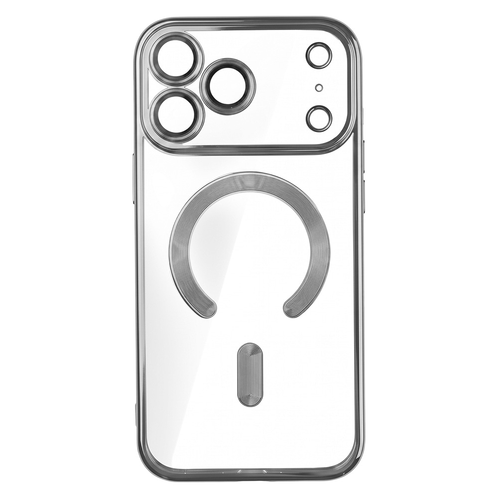 Color Chrome Mag skal till iPhone 17 Pro / 18 Pro - - Silver / MagSafe-skal / TPU-skal