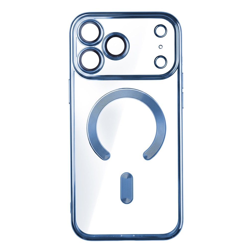 Color Chrome Mag skal till iPhone 17 Pro / 18 Pro - Blå / MagSafe-skal / TPU-skal