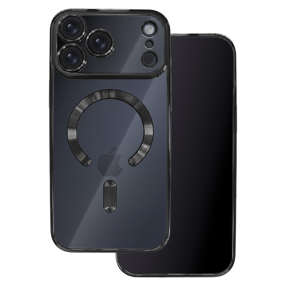 Color Chrome Mag skal till iPhone 17/18 Pro - Svart / MagSafe-skal / TPU-skal