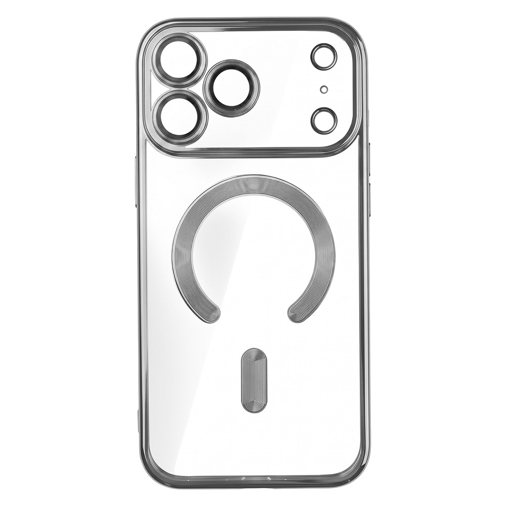 Color Chrome Mag skal till iPhone 17/18 Pro Max - Silver / Mag-skal / TPU-fodral
