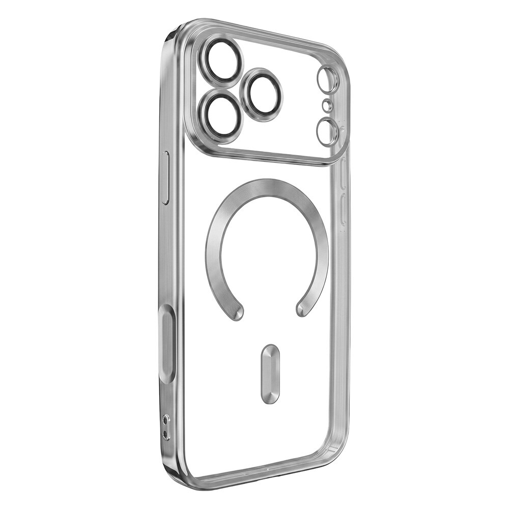 Color Chrome Mag skal till iPhone 17/18 Pro Max - Silver / Mag-skal / TPU-fodral