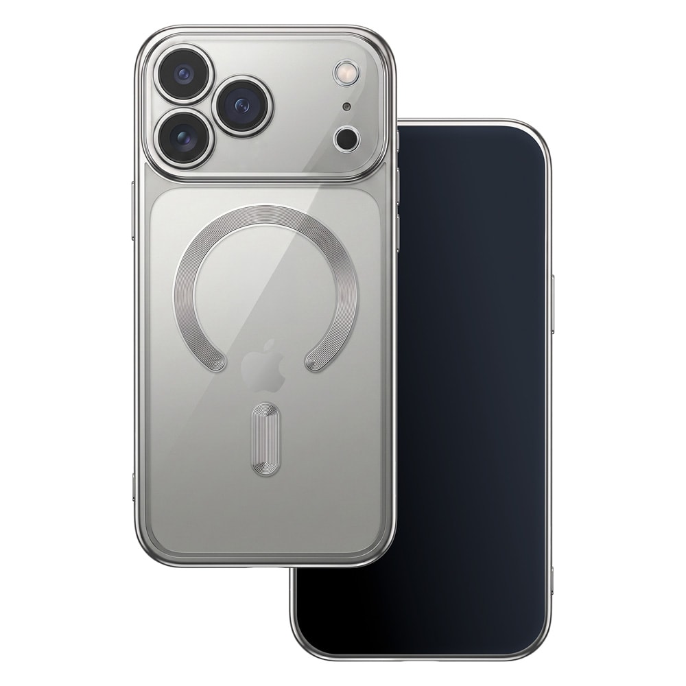 Color Chrome Mag skal till iPhone 17/18 Pro Max - Silver / Mag-skal / TPU-fodral