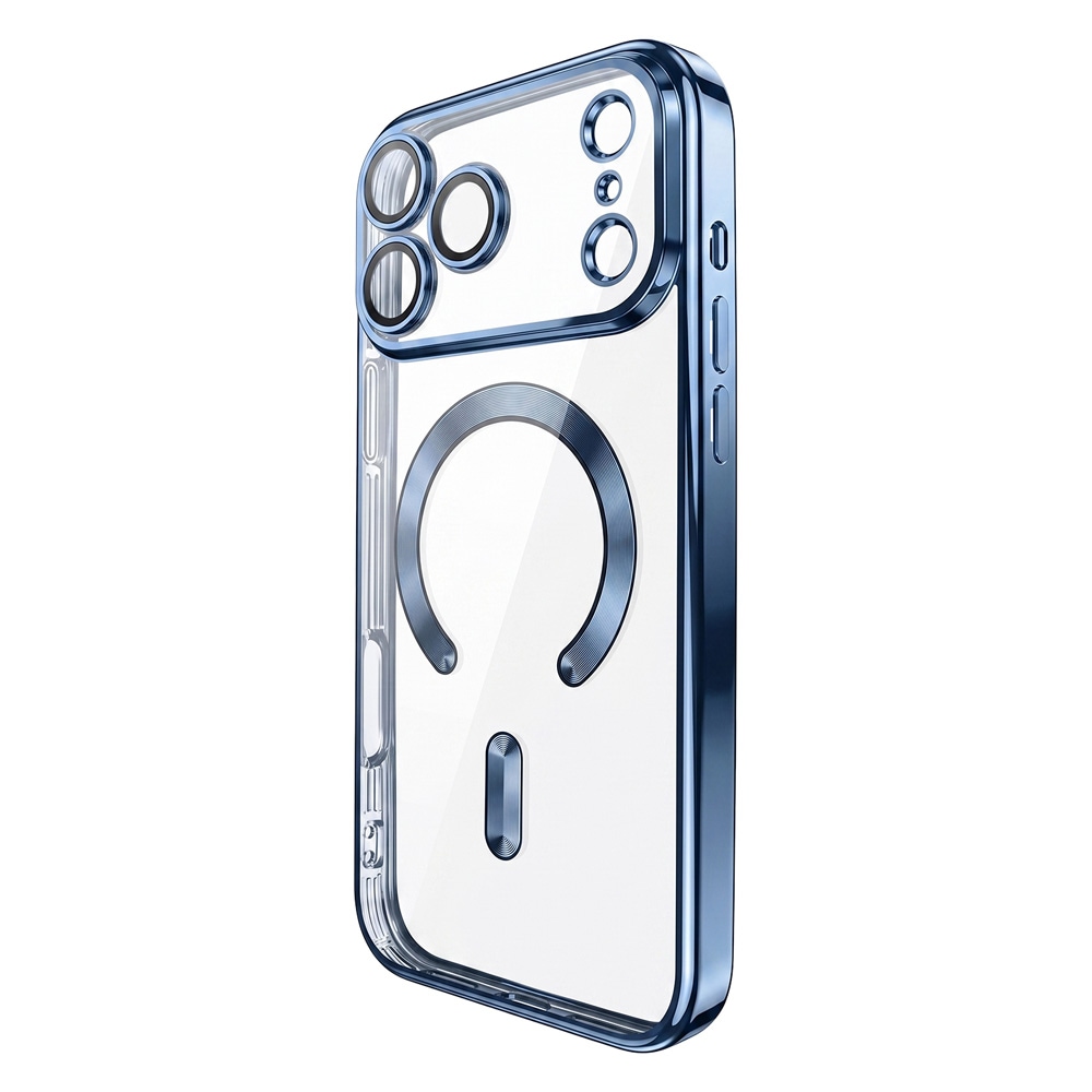 Color Chrome Mag skal till iPhone 17/18 Pro Max - Blå / MagSafe-skal / TPU-fodral