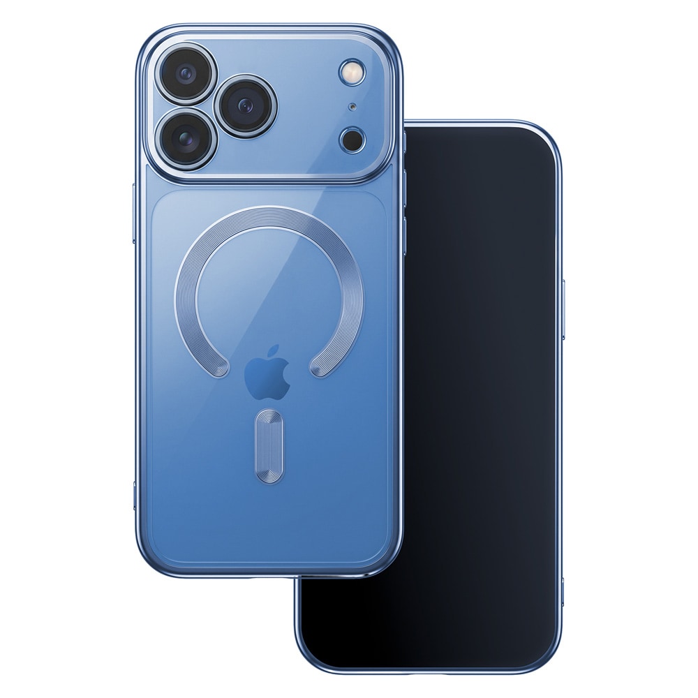 Color Chrome Mag skal till iPhone 17/18 Pro Max - Blå / MagSafe-skal / TPU-fodral