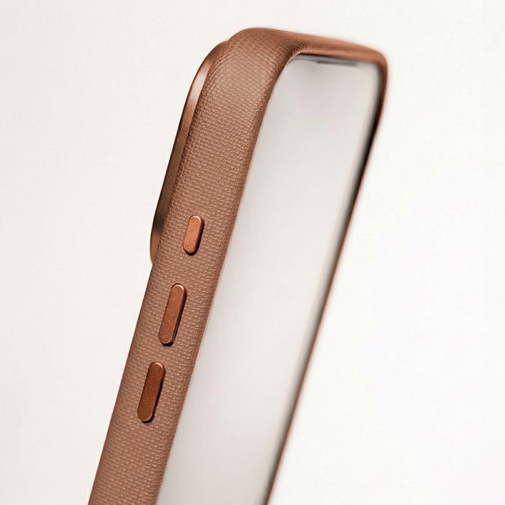 Etteri Elegant Mag skal till iPhone 17 Pro / 18 Pro - Brun / MagSafe-skal / 3D-skal