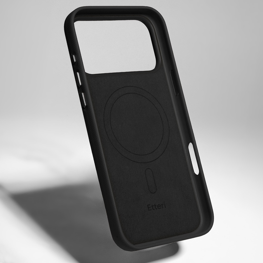 Etteri Elegant Mag skal till iPhone 17 Pro Max / 18 Pro Max - Svart / Magskal / 3D-skal