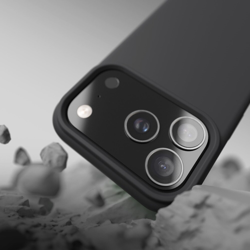 Etteri Silicone MagSafe-skal i svart för iPhone 17/18 Pro / Silikonfodral / Mjukskal