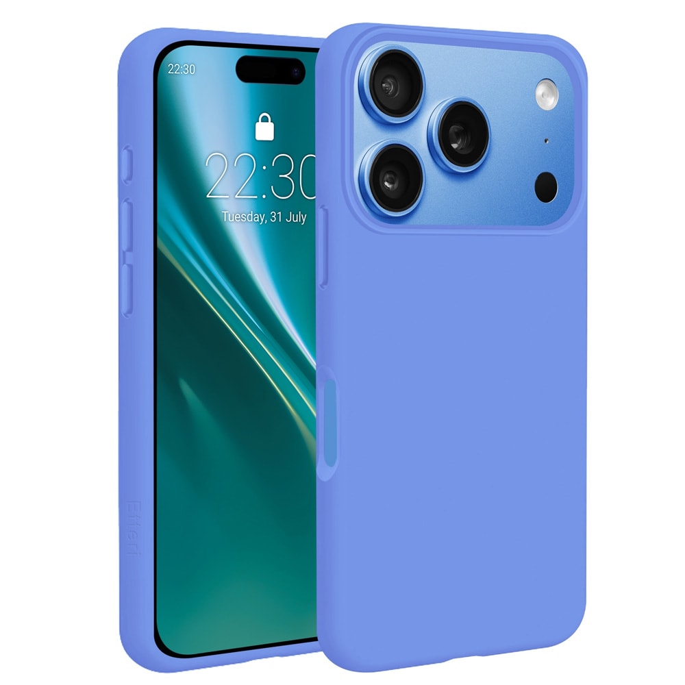 Etteri Silicone MagSafe-skal för iPhone 17/18 Pro - Blå / Mag-fodral / Silikonskal