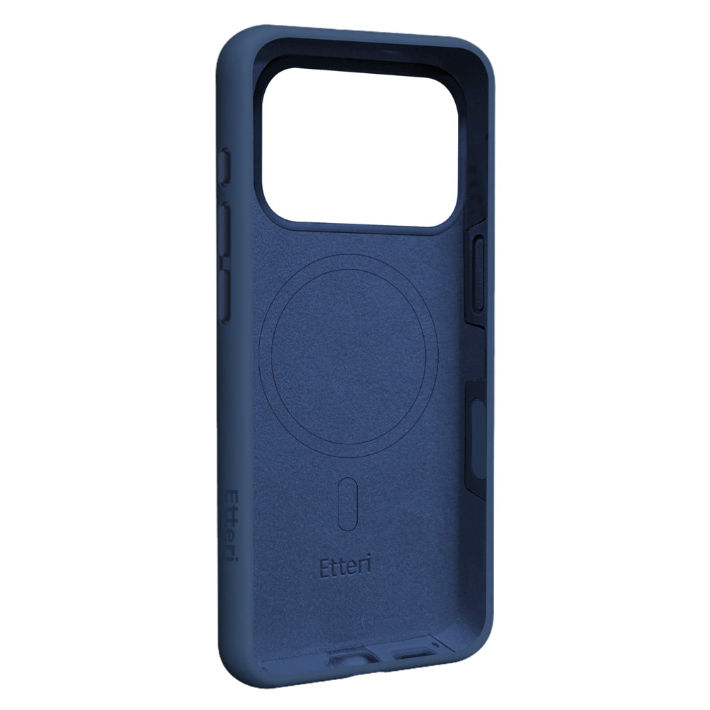 Etteri Silicone MagSafe-skal för iPhone 17/18 Pro Max - Mörkblå / Mag-fodral / Silikonskal