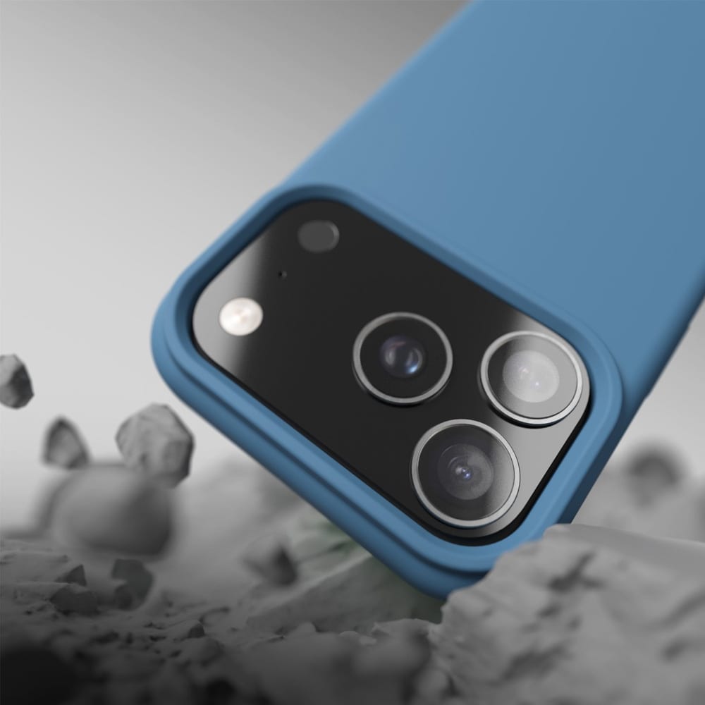Etteri Silicone MagSafe-skal för iPhone 17/18 Pro Max - Mörkblå / Mag-fodral / Silikonskal