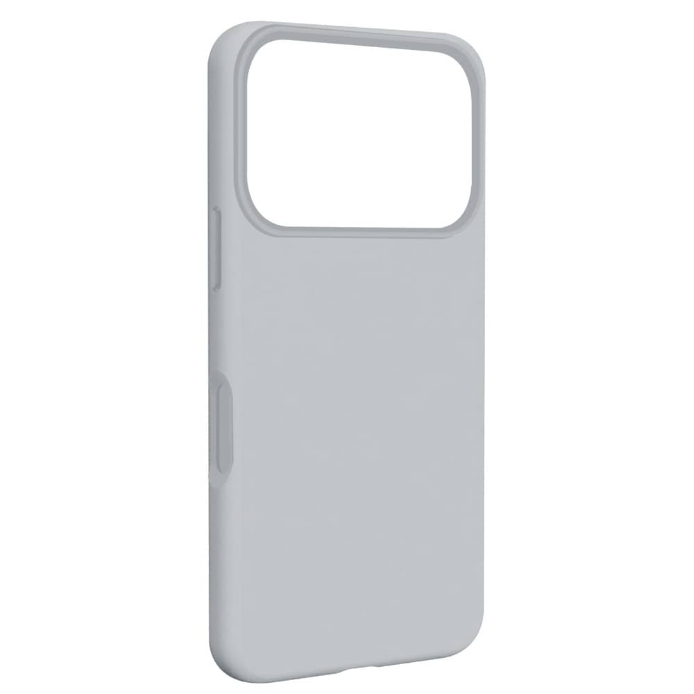 Etteri Silicone MagSafe-skal för iPhone 17/18 Pro Max - Silver / Mag-fodral / Silikonskal