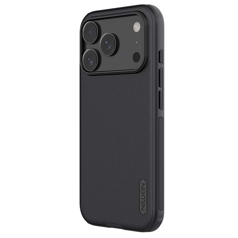 Nillkin Super Frosted Pro-skal i svart för iPhone 17/18 Pro / Mobilskal / Fodral