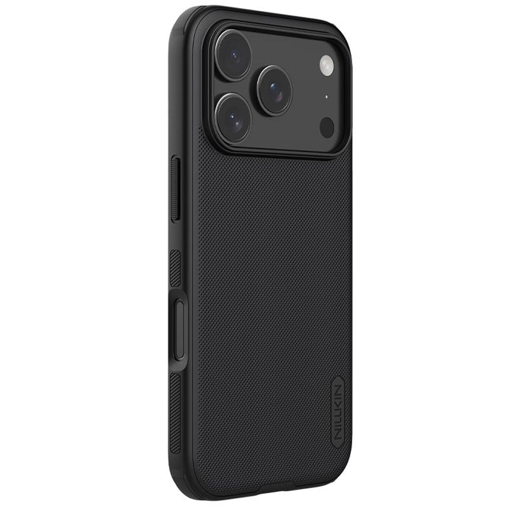 Nillkin Super Frosted Pro-skal i svart för iPhone 17/18 Pro / Mobilskal / Fodral
